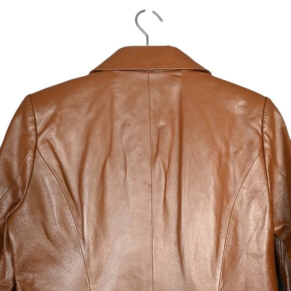 Terry Lewis Classic Luxuries Womens Genuine Leather Blazer with Matching Sweater - Picture 4 of 12